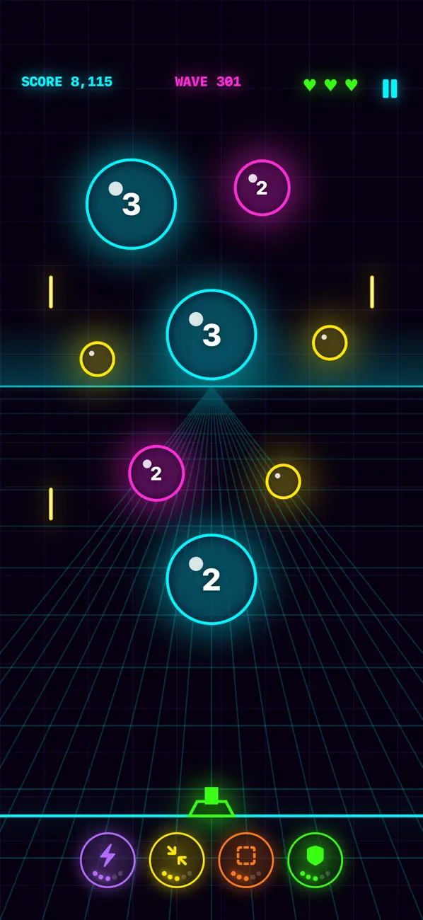 Neon Buster: Balls & Cannon