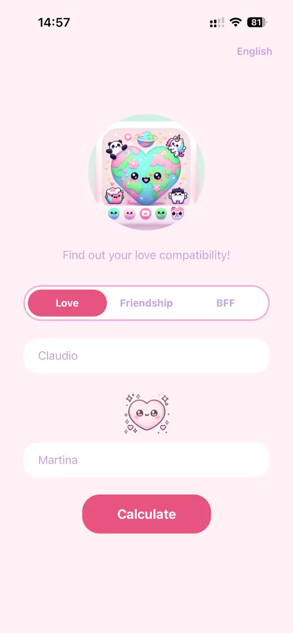 Love Test Kawaii