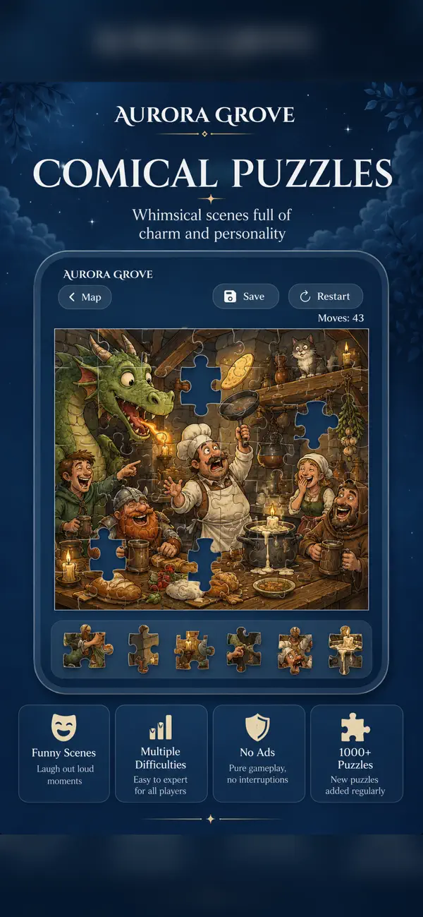 JigScape Offline Jigsaw Puzzle