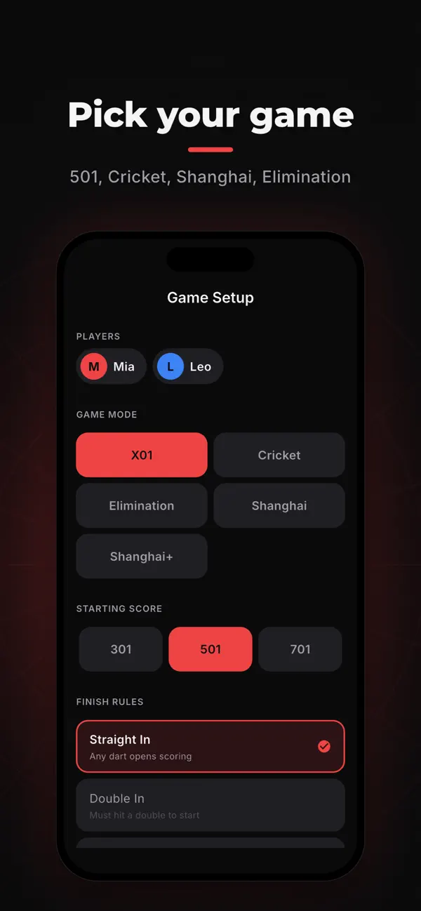 Bullzy: Darts Scorer & Stats