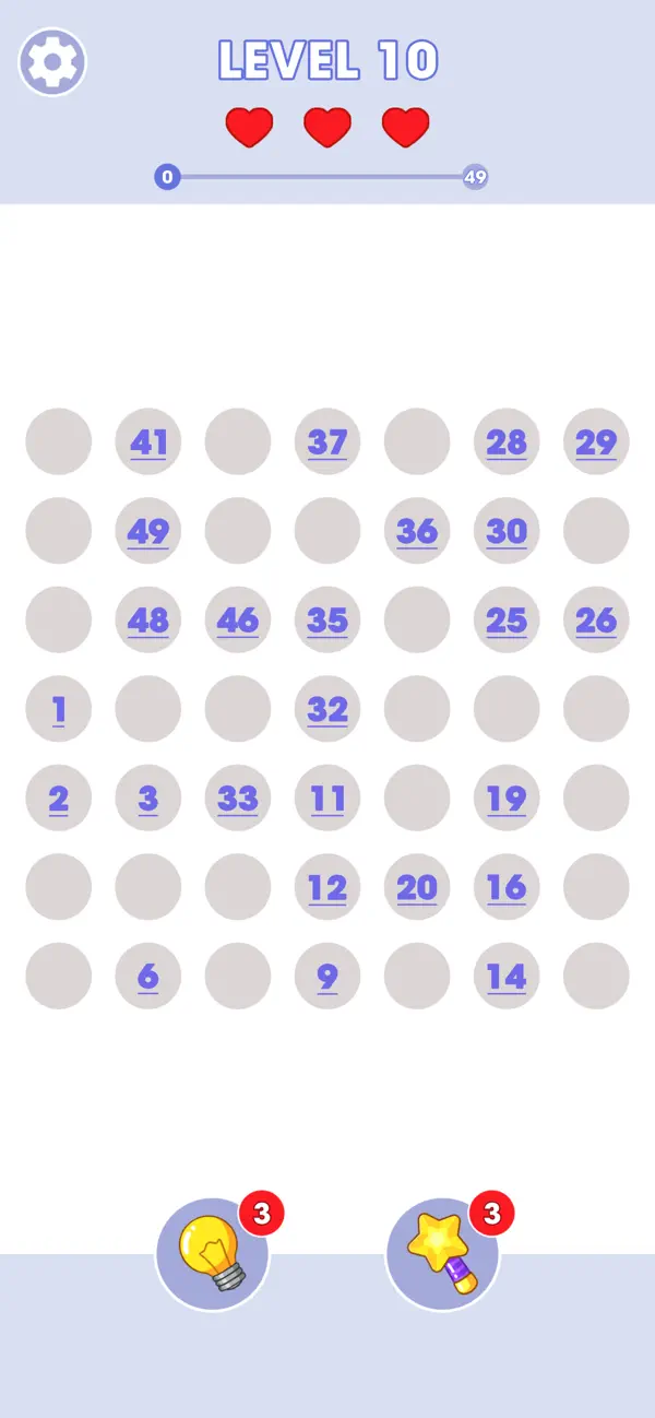 Line Number Puzzle