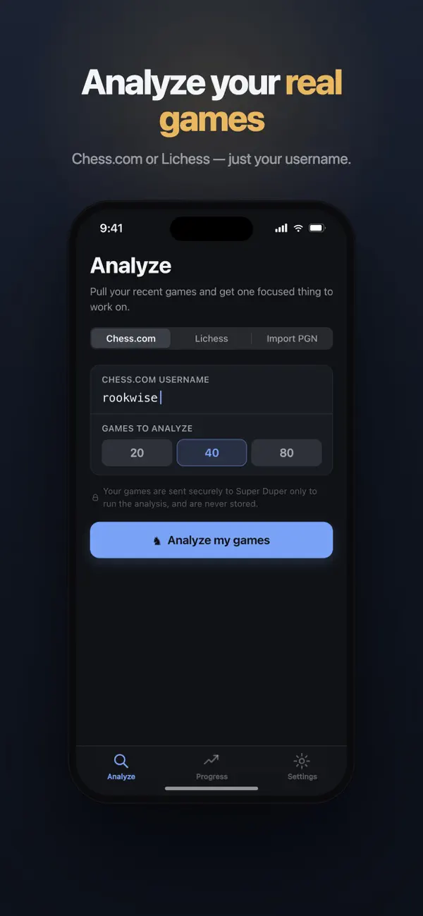 Chess Coach: Game Analysis