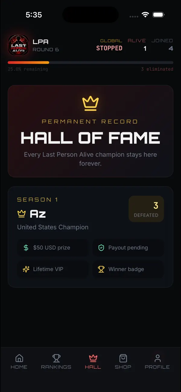 Last Person Alive