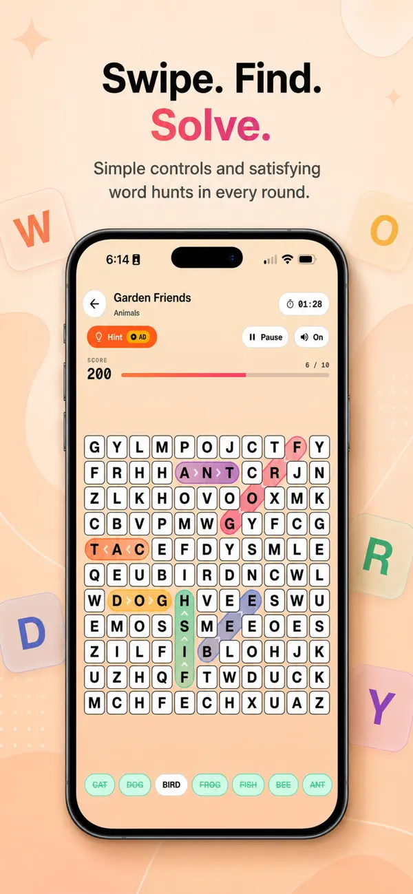 Wordy: Word Search Puzzle