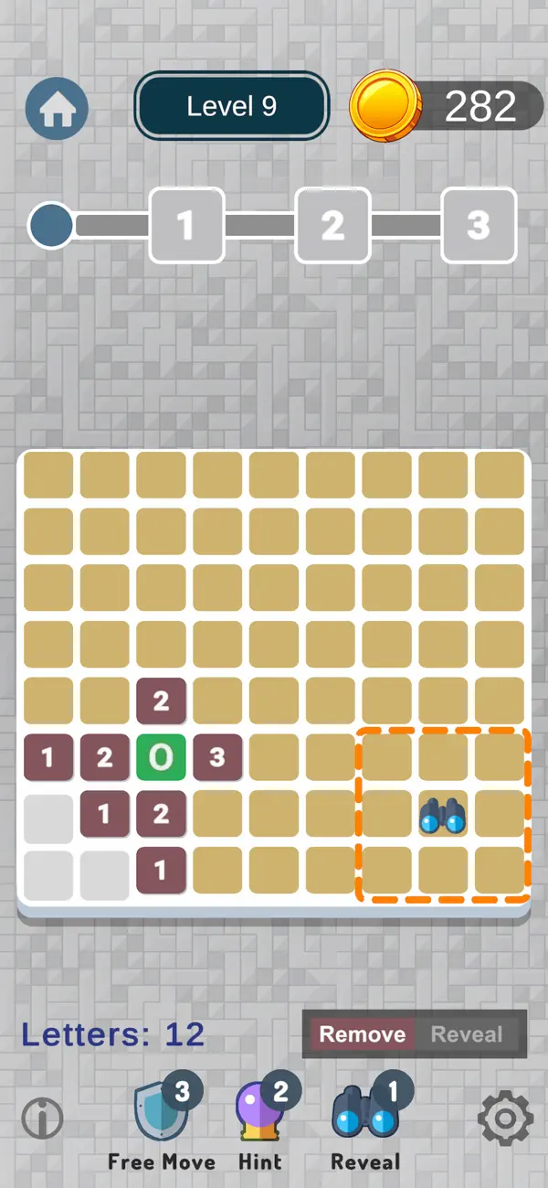 Wordfield: Hidden Letters