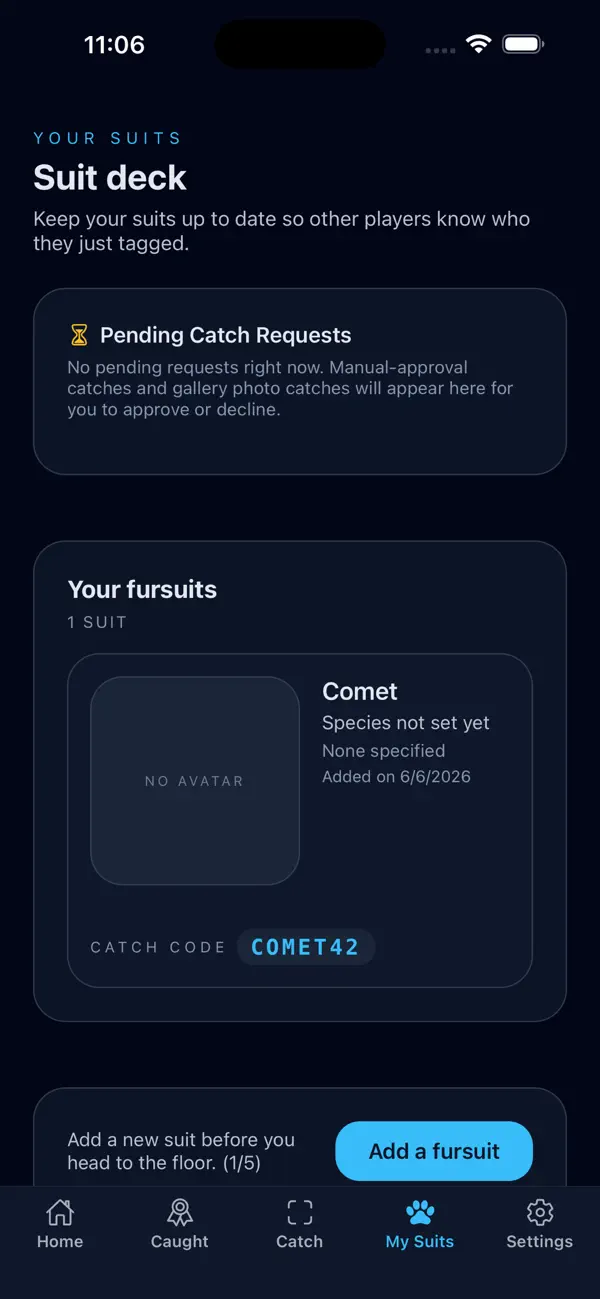 TailTag: Fursuit Catching Game