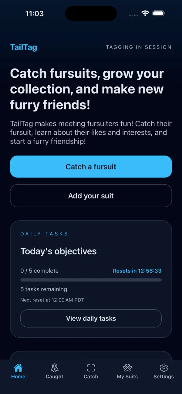 TailTag: Fursuit Catching Game