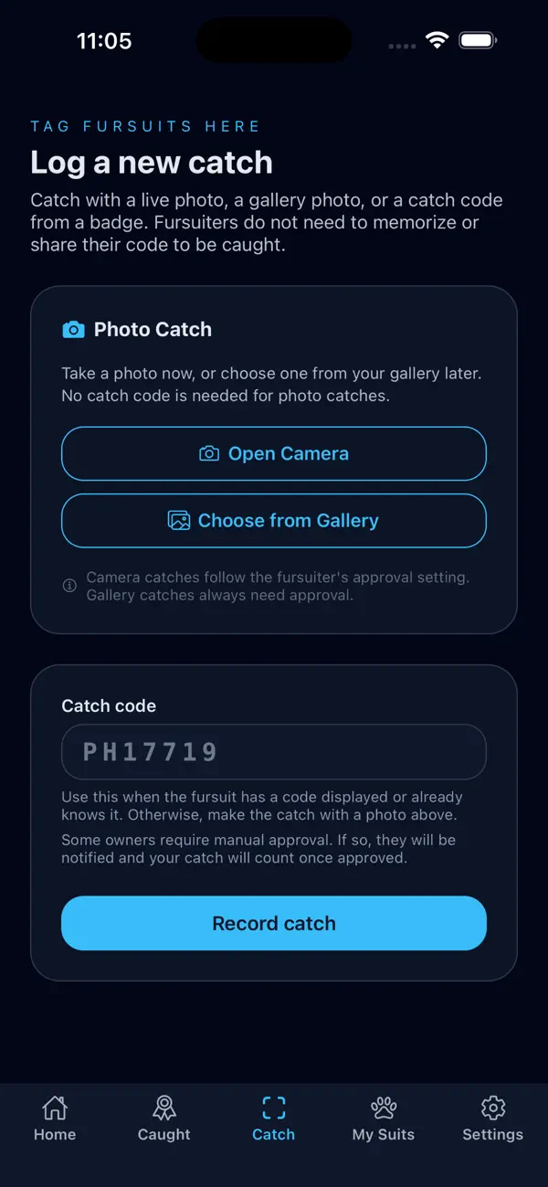 TailTag: Fursuit Catching Game
