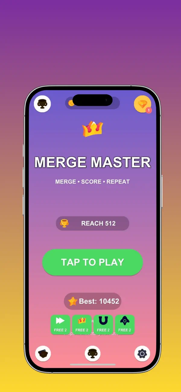 Merge Stack Puzzle