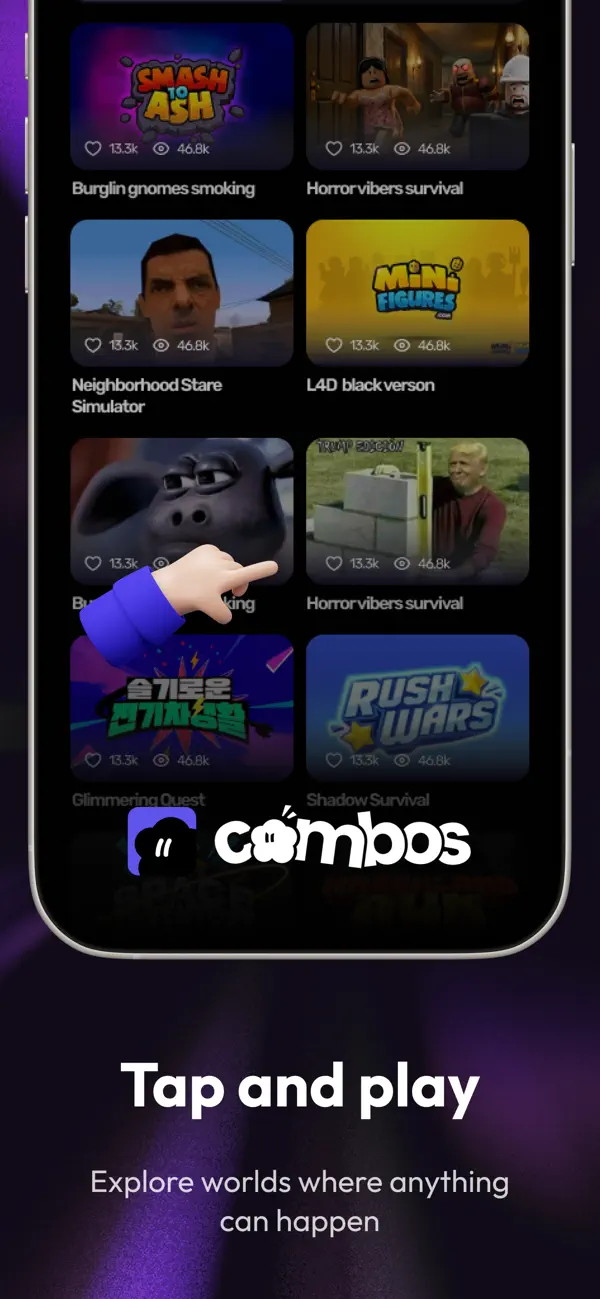 Combos — Play, Share, Connect