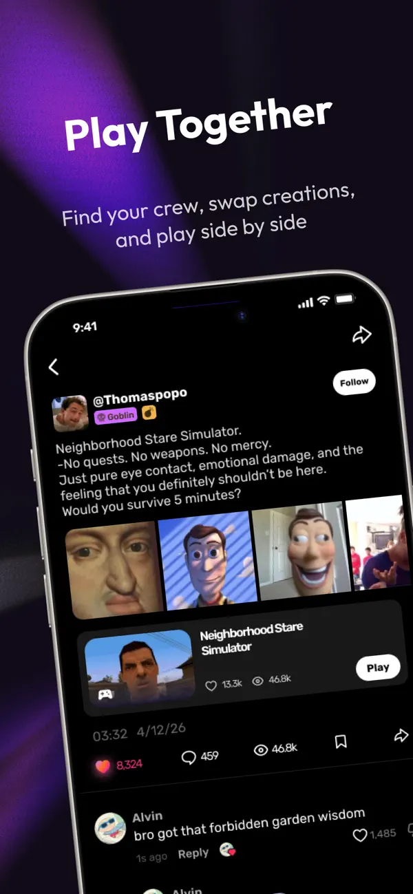 Combos — Play, Share, Connect
