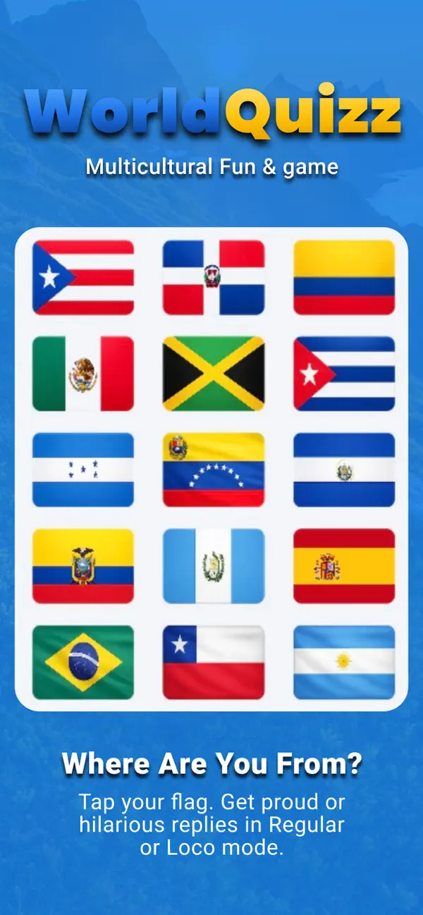 WorldQuizz Where are you from?