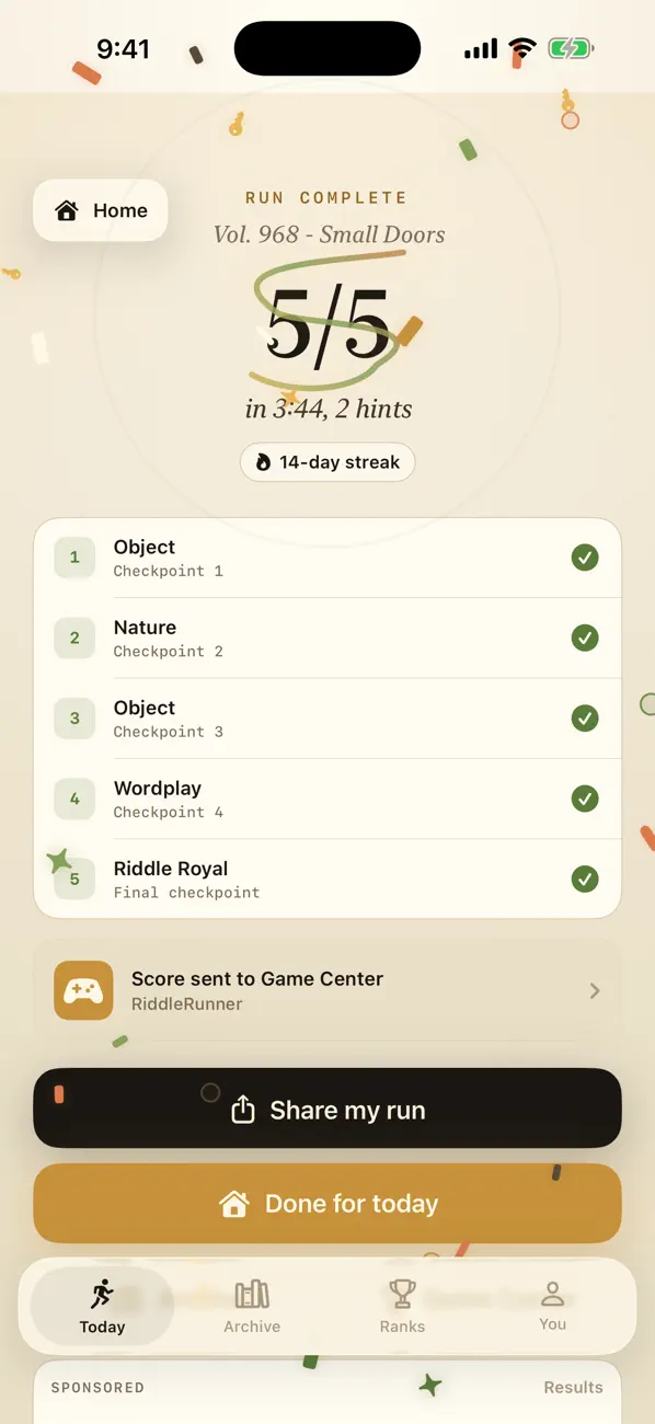Riddle Run