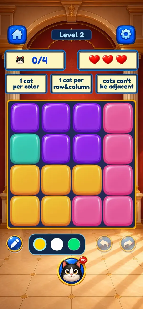 Meowdoku+ Sudoku Cat Games IQ+