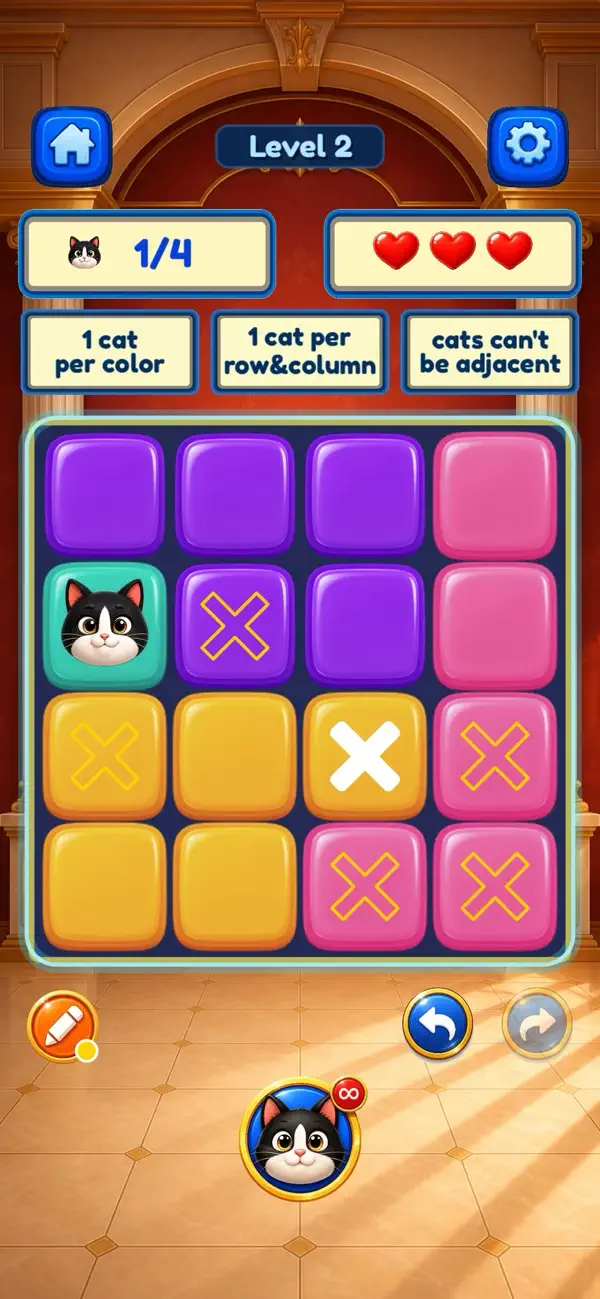 Meowdoku+ Sudoku Cat Games IQ+