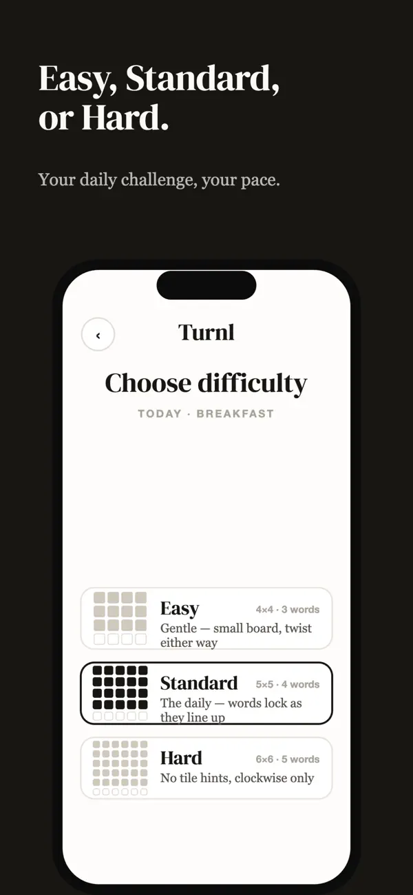 Turnl: Daily Word Twist
