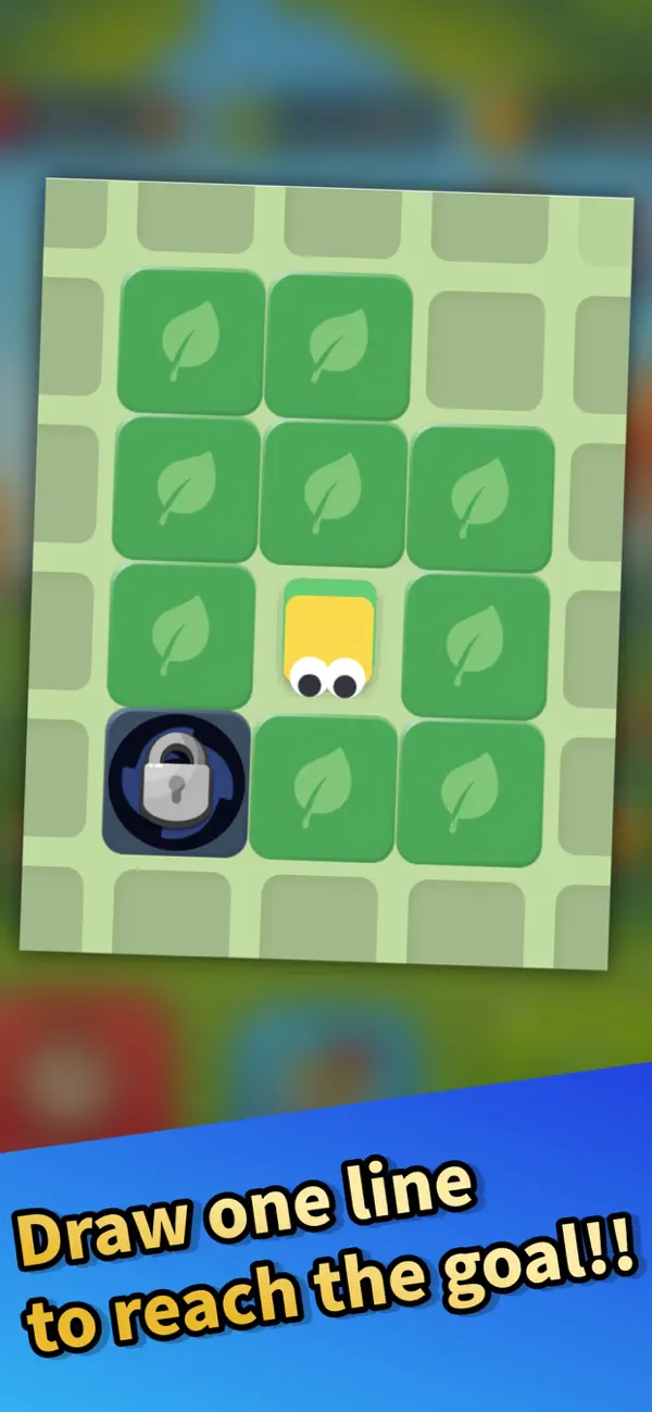 Munch Worm: Leaf Trail Puzzle