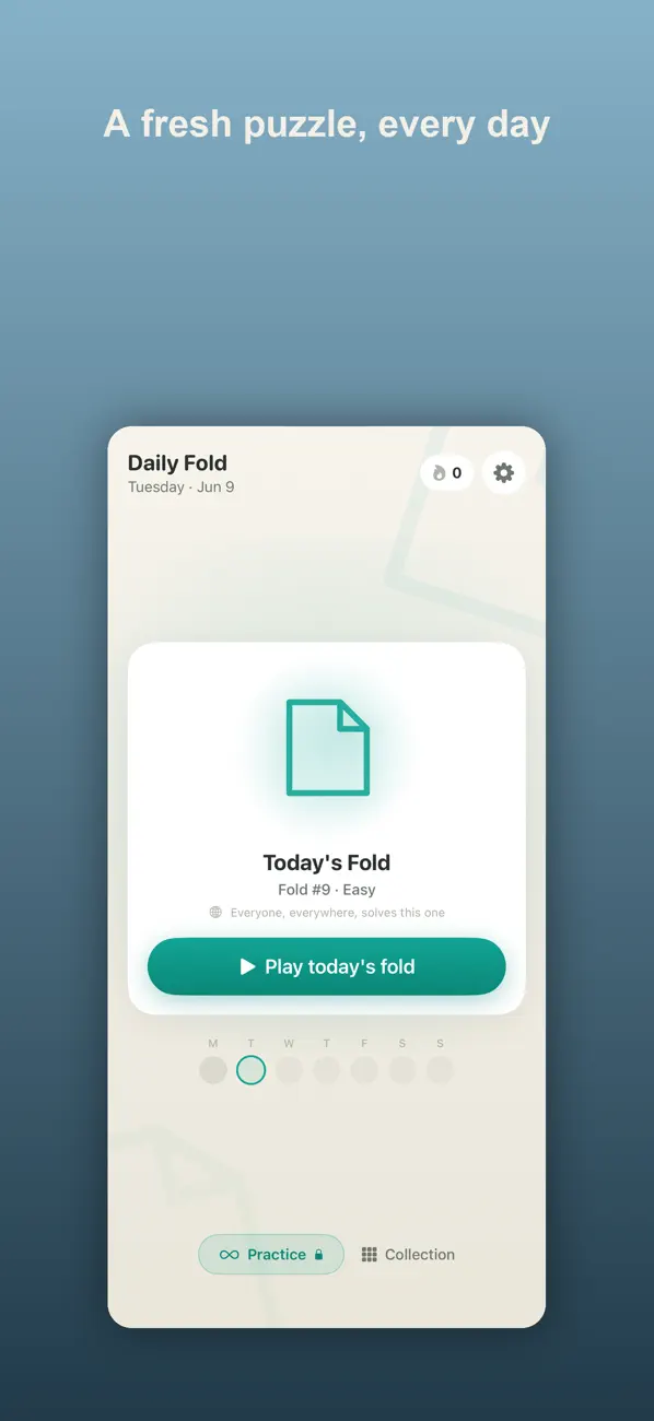 Daily Fold: Paper Puzzle