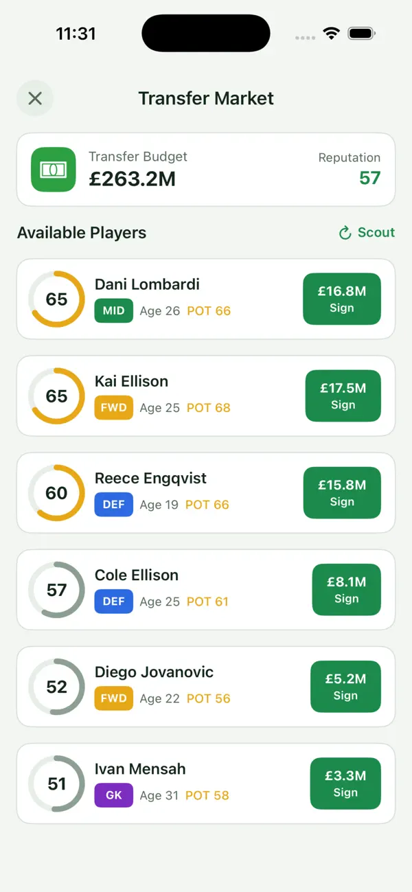 Football Dynasty Engine
