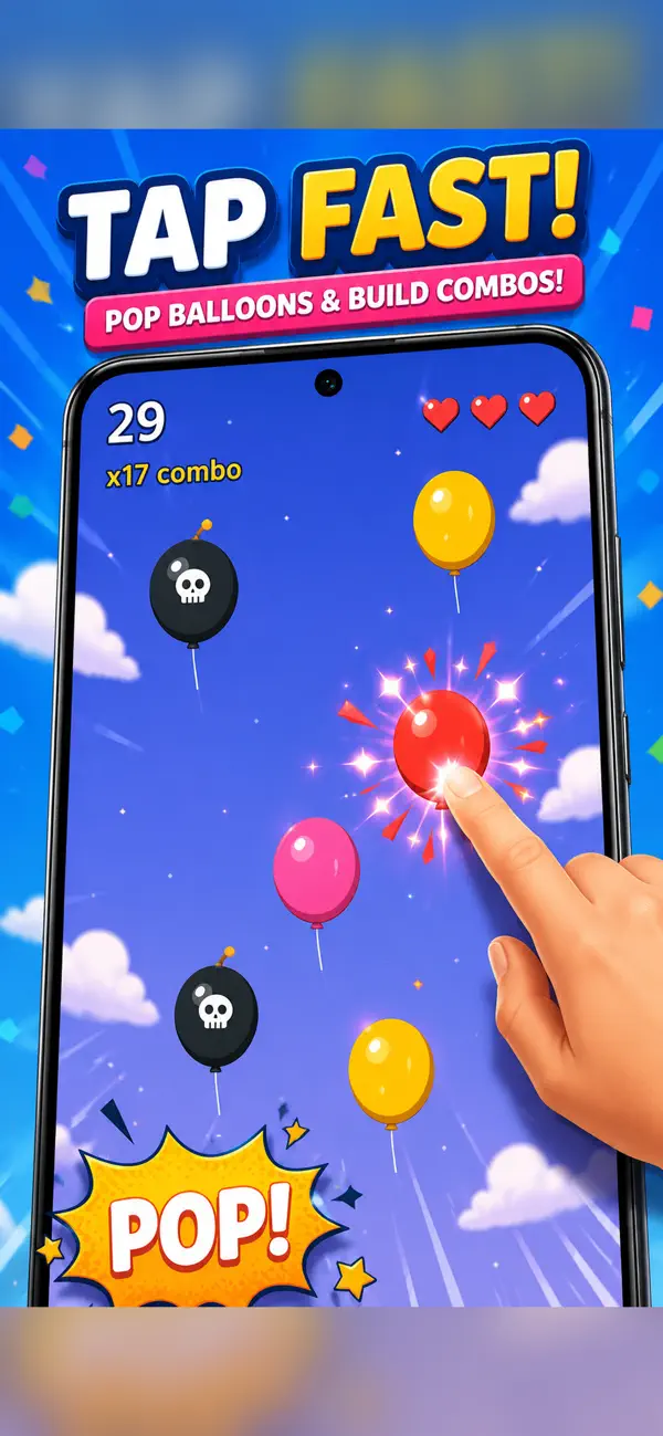 Pop Rush - Pop The Balloon