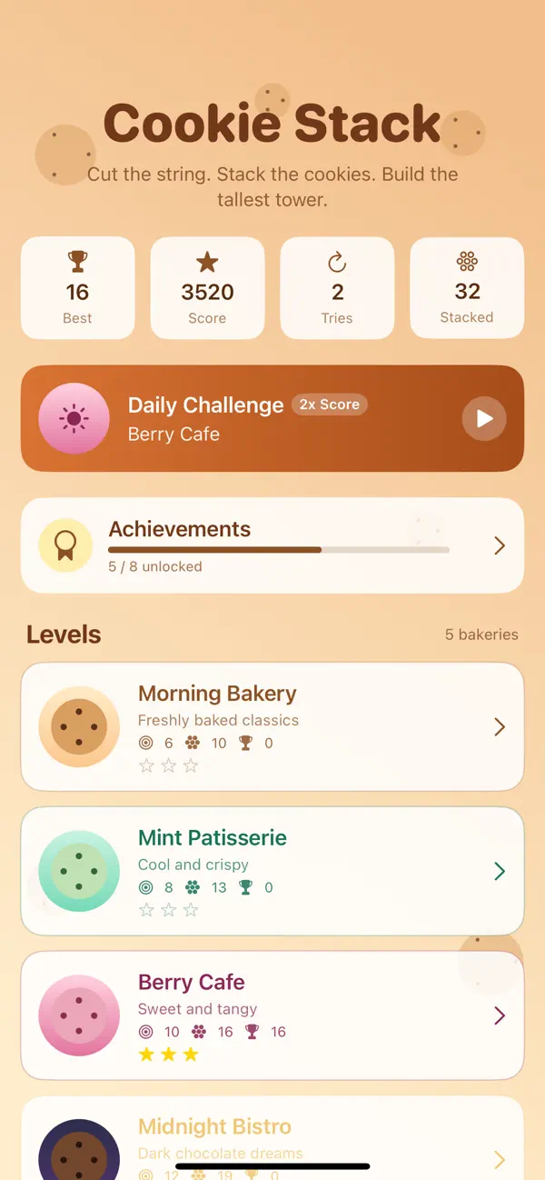 CookieStack: Balancing