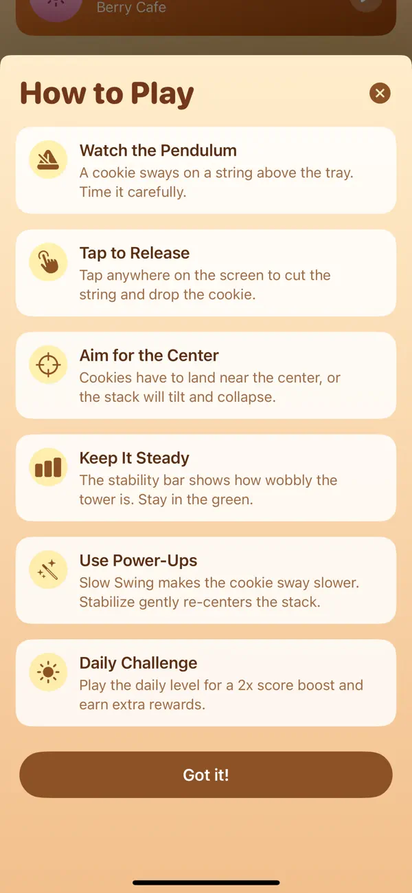 CookieStack: Balancing