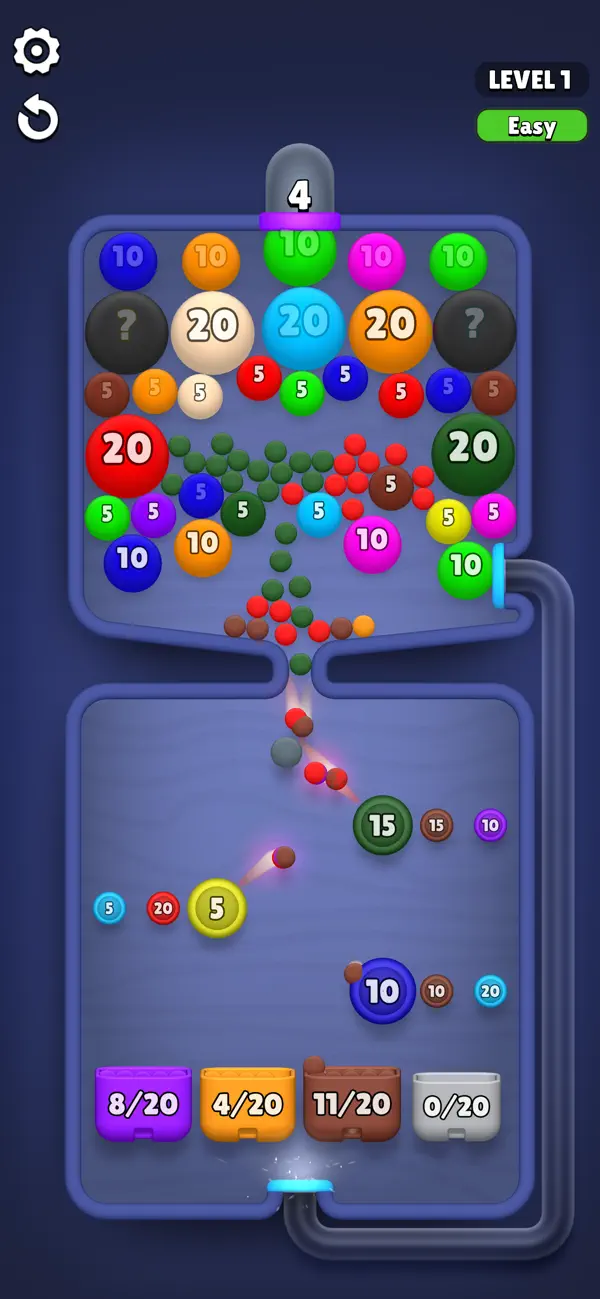 Bouncy Ball Sort