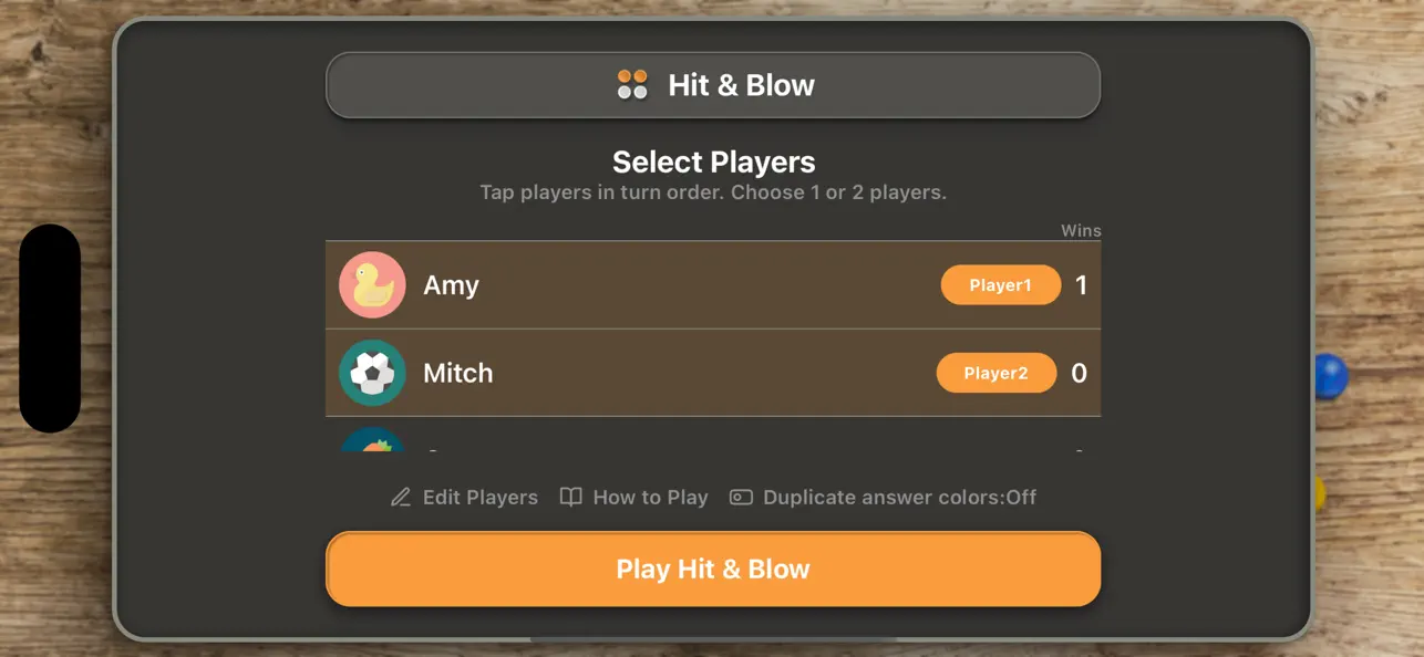 Hit and Blow - Number Guessing