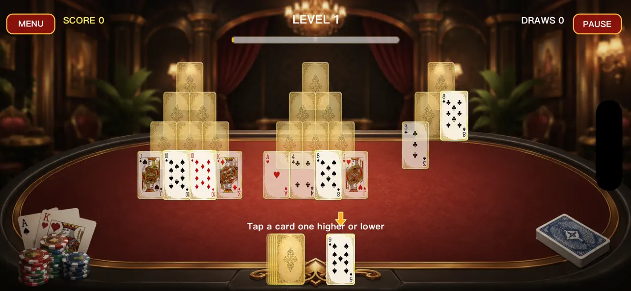 Golden Poker Solitaire