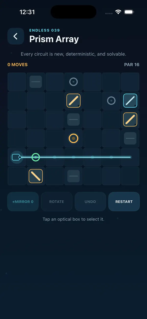 Laser Box Puzzle