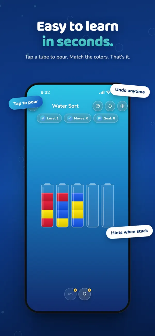 Water Sort - Liquid Puzzles
