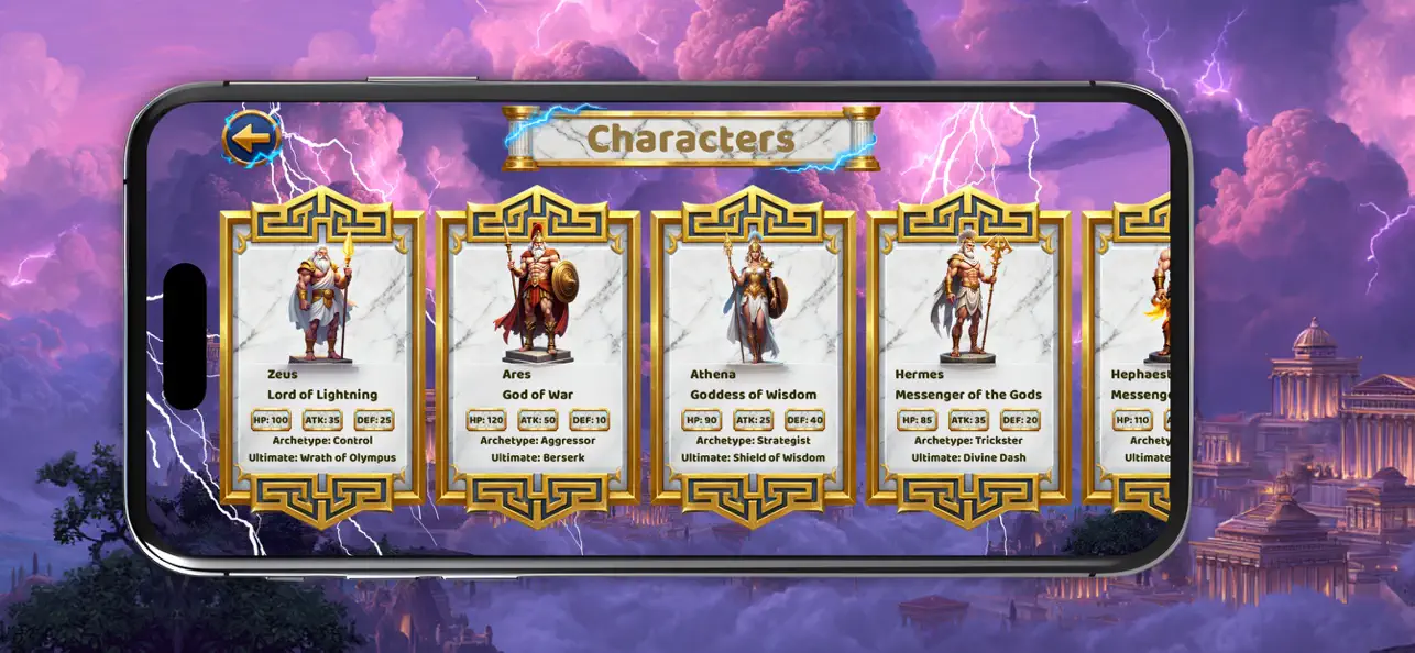 Greek Gods Wheel Duel