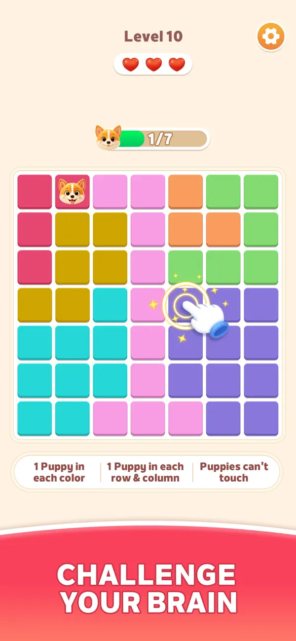 Pupzle - Queen Logic Sudoku