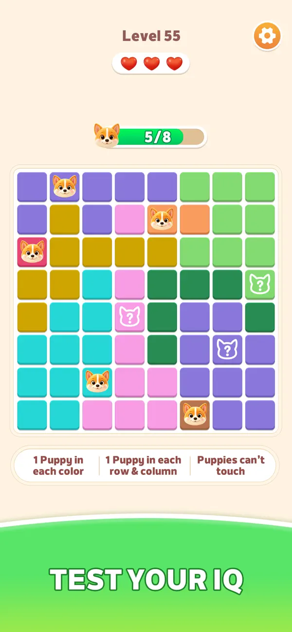 Pupzle - Queen Logic Sudoku