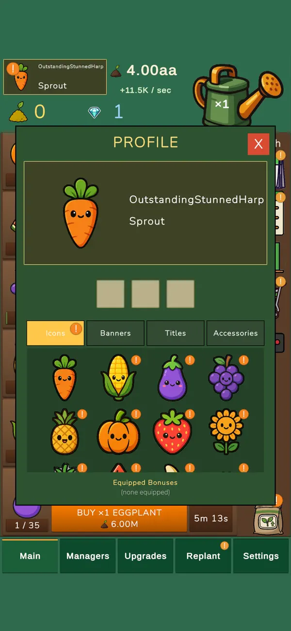 Garden Idle