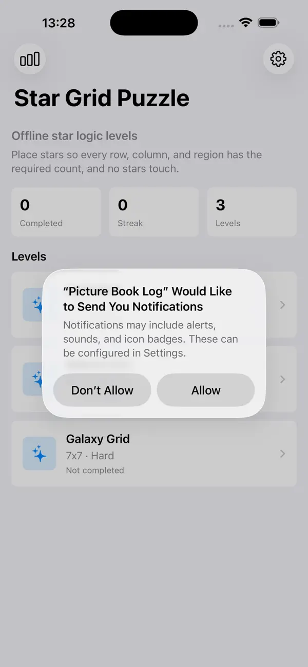 Star Grid Puzzle Offline2026