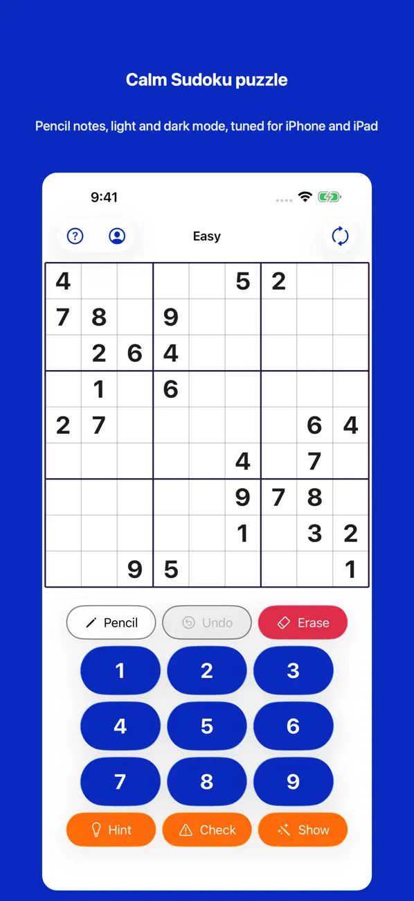 Sudoku Traditional Puzzle Game