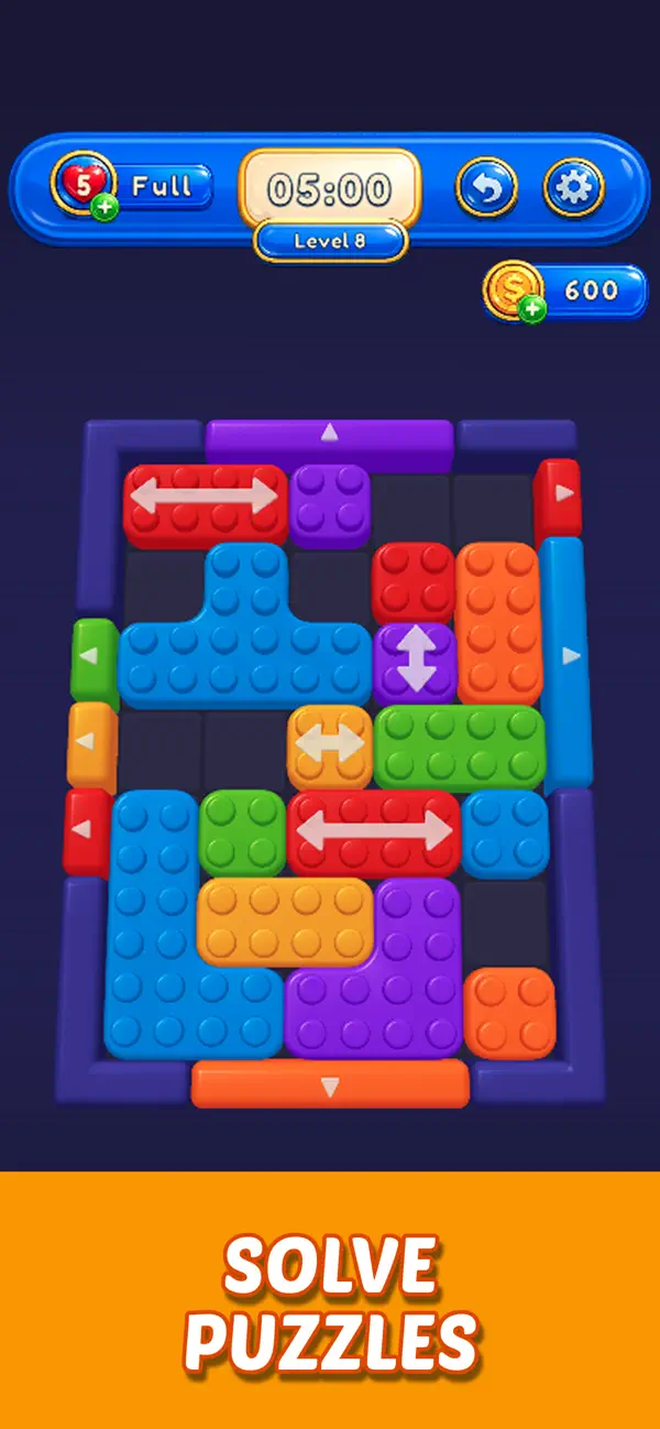 Block Slide Out: Color Puzzle