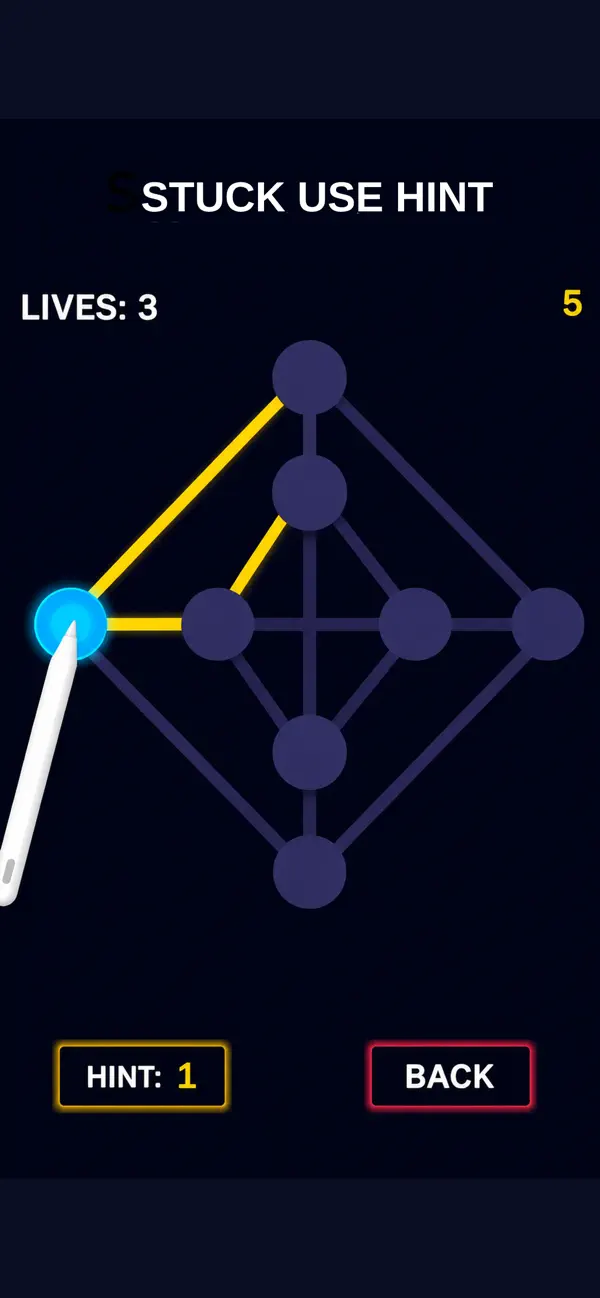One Line Glow Puzzle