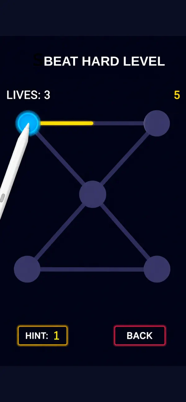 One Line Glow Puzzle