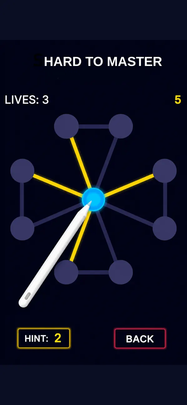 One Line Glow Puzzle