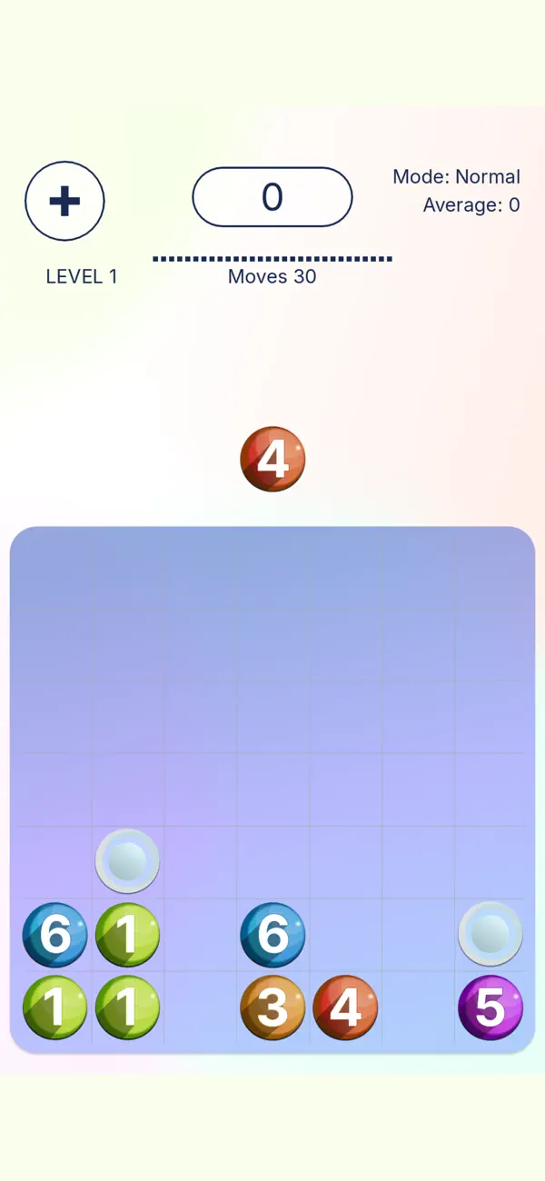 Drop Seven: Numbers merge