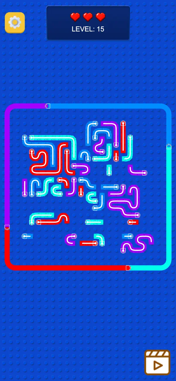 Snakes Puzzle: Color Gates