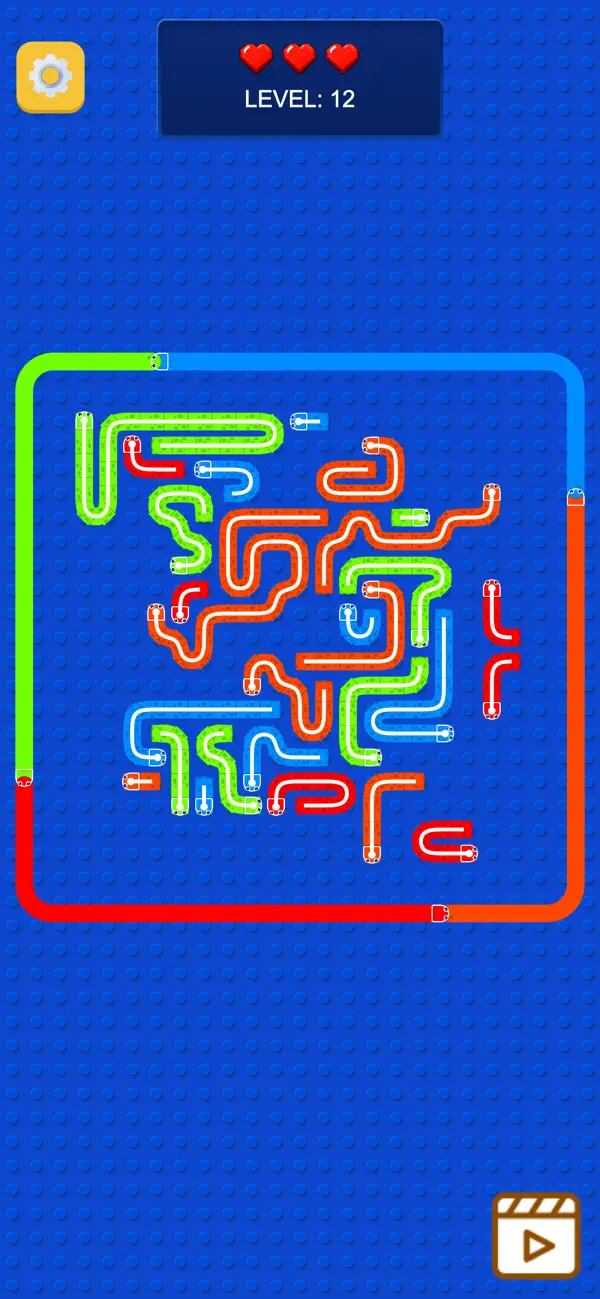 Snakes Puzzle: Color Gates