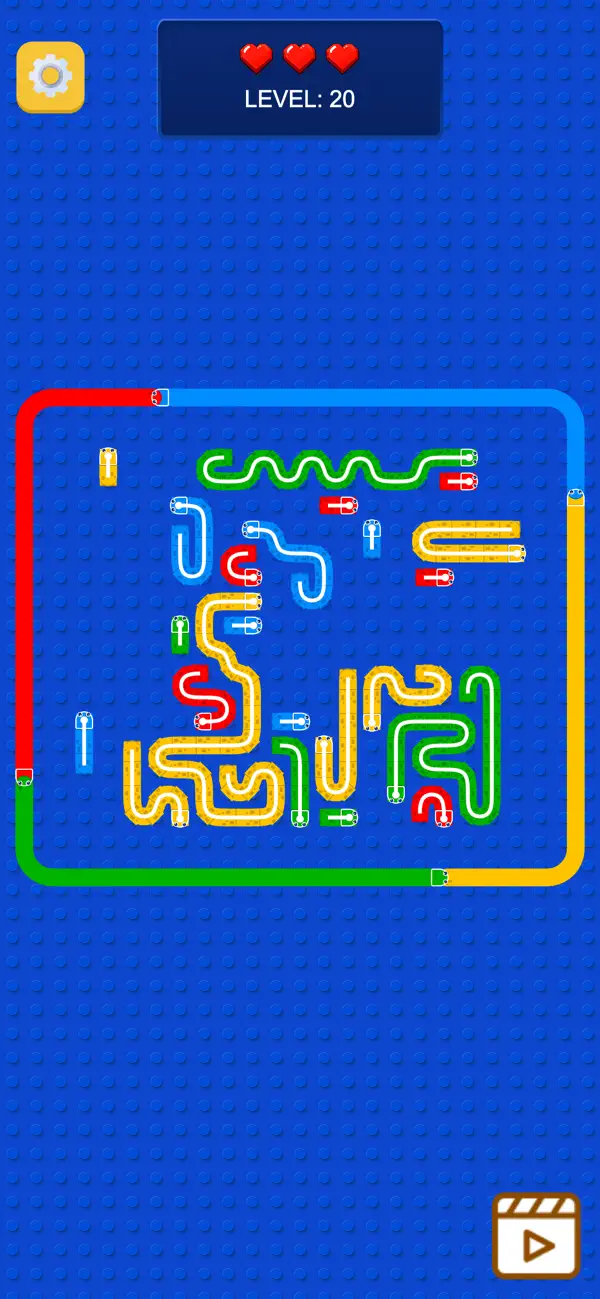 Snakes Puzzle: Color Gates
