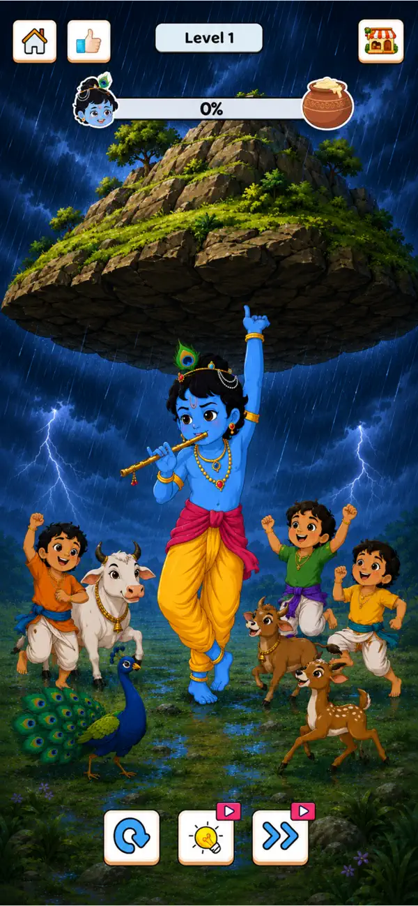 Krishna Stories Game
