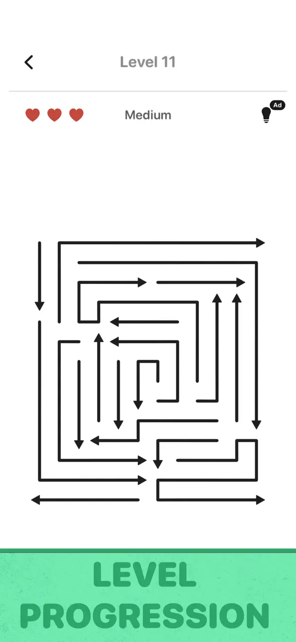 Arrow Maze: Line Escape