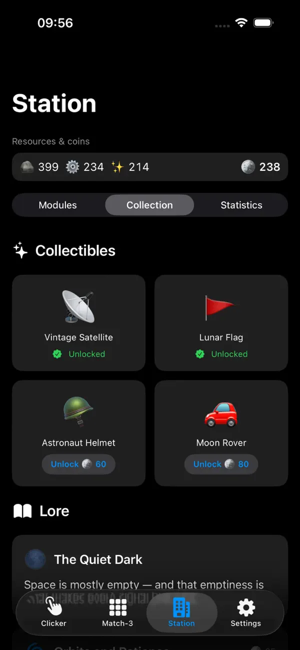 Cosmic Station Builder
