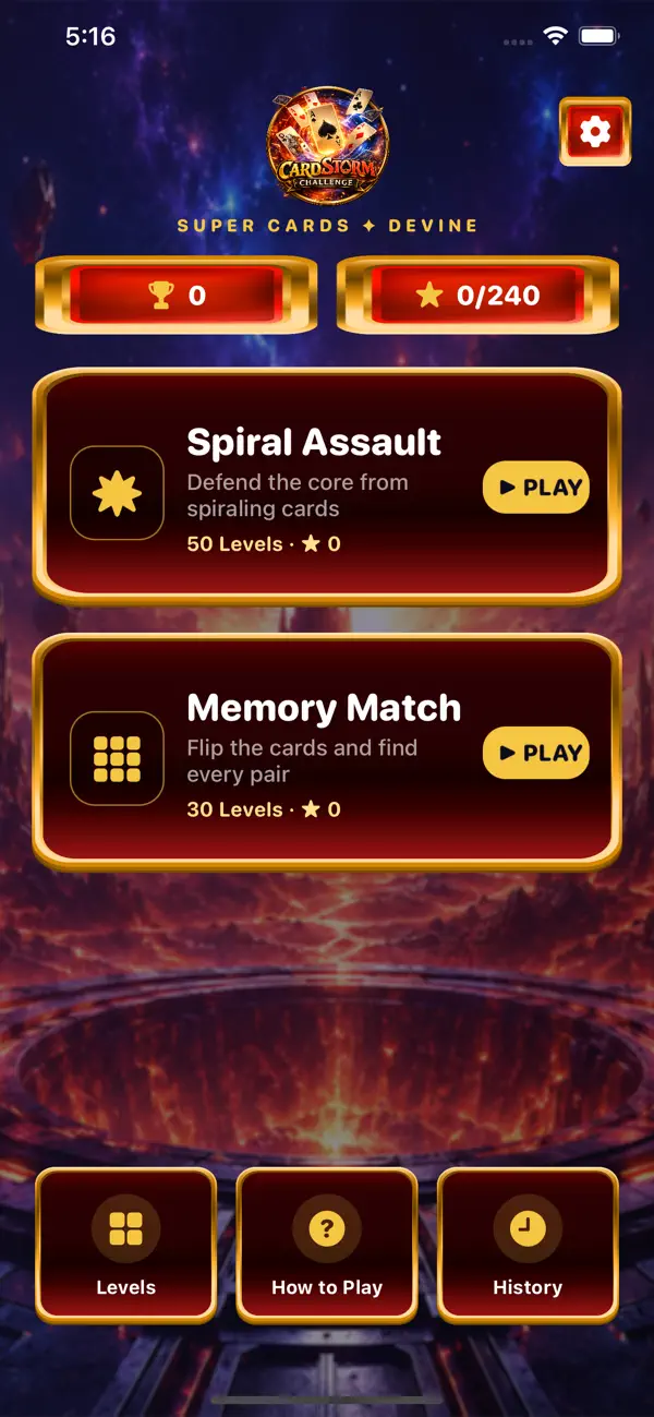Card Storm Challenge