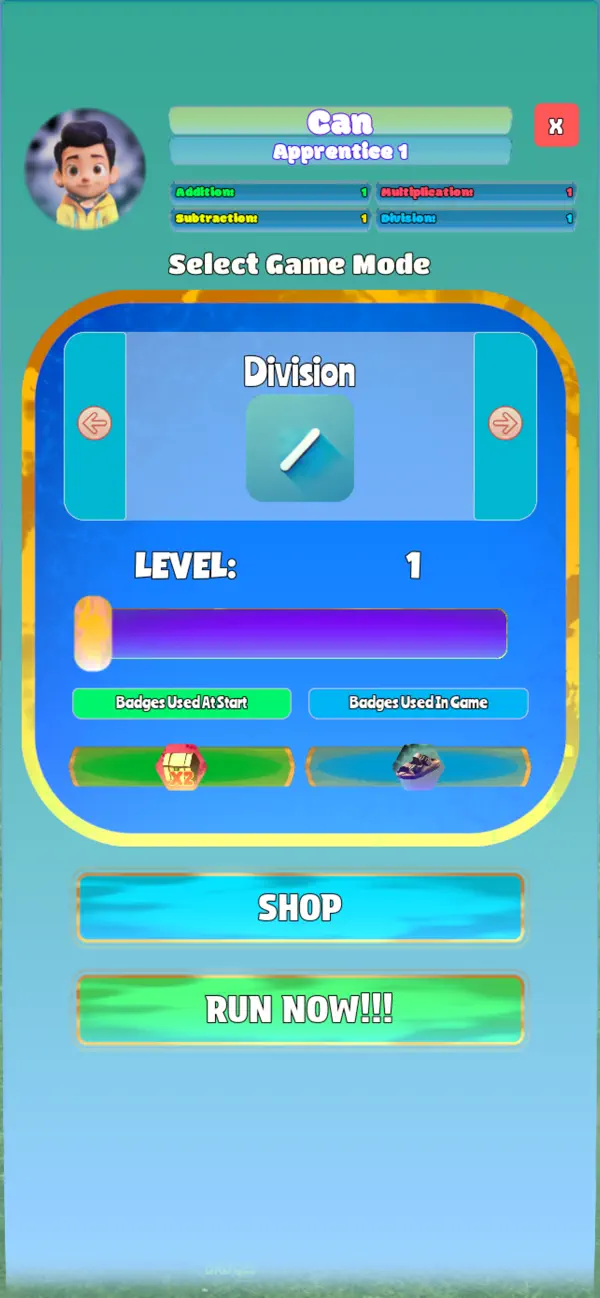 Arithmetic Run
